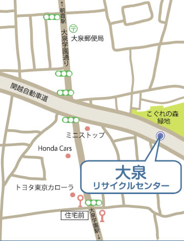 大泉リサイクルセンター地図